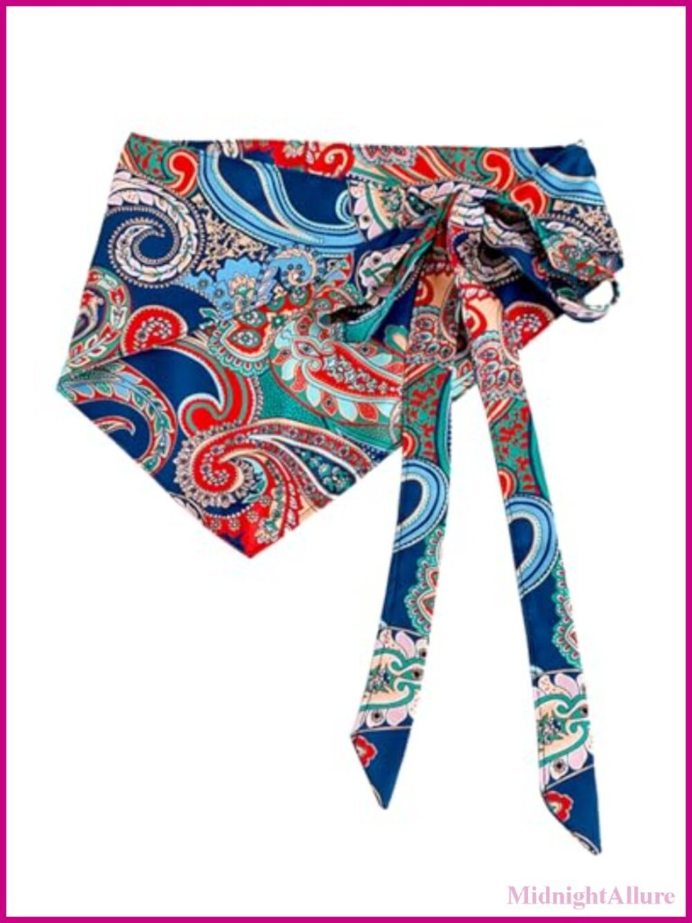 Women's Long Skinny Scarf Belt Triangle Waist Sash Tie for Dresses, Polyester